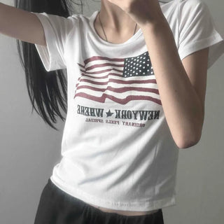 Ordinary Printed Short Sleeve T-shirt