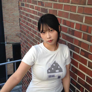 Embroidered Patch Zip Patch Round Neck Slim Fit Short Sleeve T-shirt