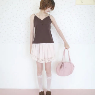 Lace Core Midi Skirt