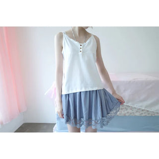 Powder Lace Sleeveless