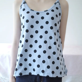 Bubble Dot String Sleeveless