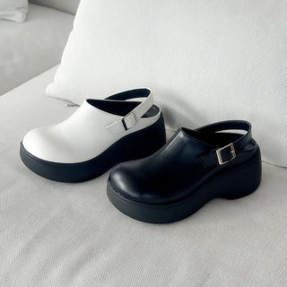 Chunky Strap Loafers