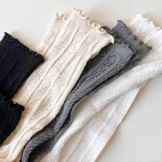 Argyle Knit Knee Socks