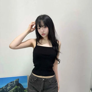 High-Waisted Wide Vintage Washed Cotton Shorts