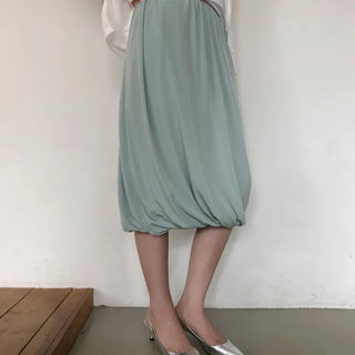 Qiiko Balloon Midi Skirt