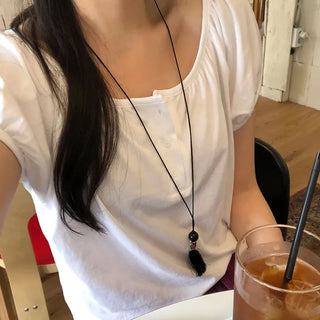 Becca Shirred Off-Shoulder Basic Fit Summer T-Shirt