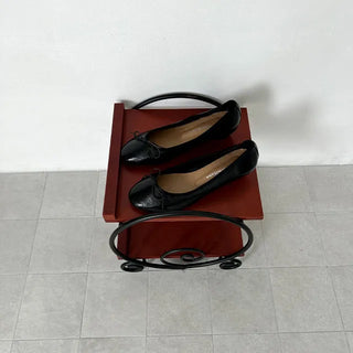RIBBON WEDGE SHOES