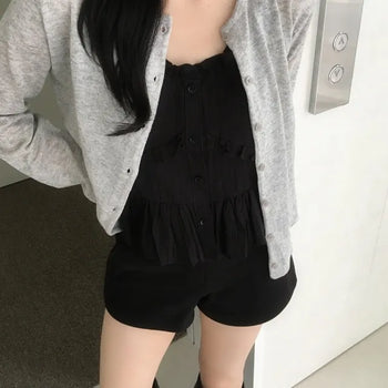 Taco Linen Round Cardigan