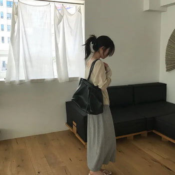 Herb Jacquard Frill Long Skirt Terry Skirt