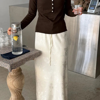 26FW NEW Jacquard French Skirt