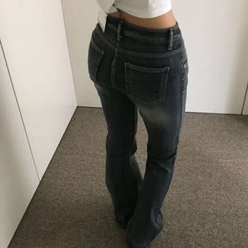 Low Patch Bootcut Denim