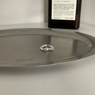 Bellian Pearl Layered Open Ring