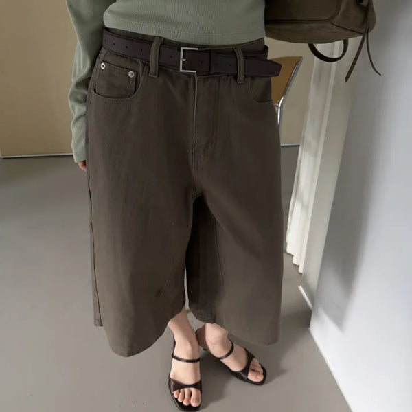Coater Three-Quarter Bermuda Wide Pants