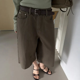 Coater Three-Quarter Bermuda Wide Pants