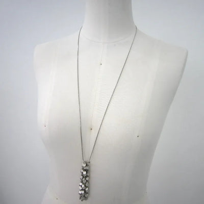 Disco drop necklace