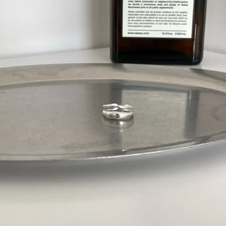 Noelin Curve Layered Open Ring