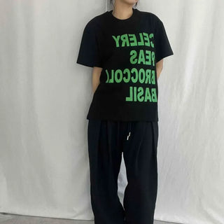 Cotton Pintuck Elastic String Loose Fit Wide Long Pants
