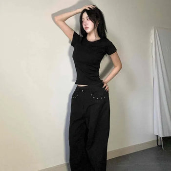 *Poyong Filter 11 Colors* Mellow Round Neck Basic Cotton Short Sleeve T-shirt
