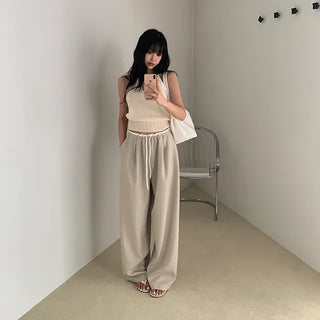 #Same-day Shipping#  Summer Elastic Waist Slacks