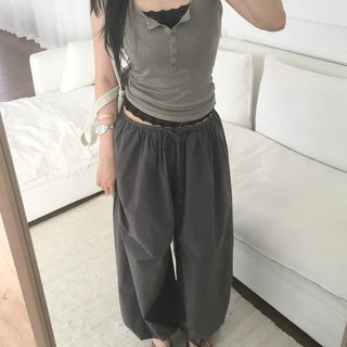 Nylon Aladdin pants
