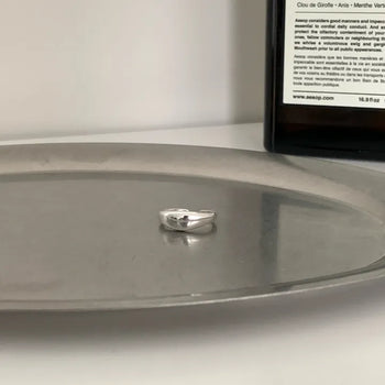 Ser Bold Wave Open Ring