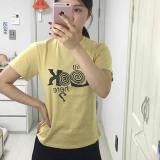 Printed Graphic Cotton Round Neck Crop Short Sleeve T-shirt