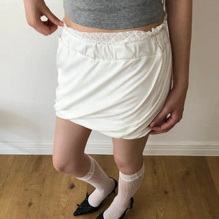 Paron Lace Mini Skirt