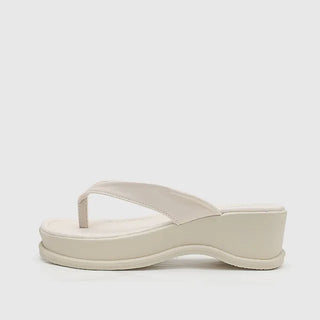 Wedges Platform Flipflops Midheels Medium Heels Platform Sandals Slippers Vacation Summer Holiday Beach Flipflops Shoes Footwear L12288