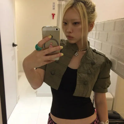 Napoleon Crop Puff Jacket