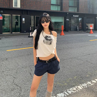Pigment Vintage Crop T-shirt