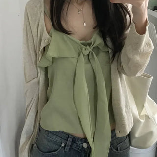 Aren Tie Bustier (2 colors)