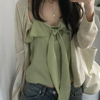 Aren Tie Bustier (2 colors)