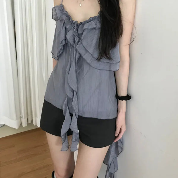 Marie Ruffle Bustier (3 colors)