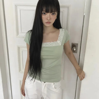 Newkit Lace Short Sleeve T-shirt