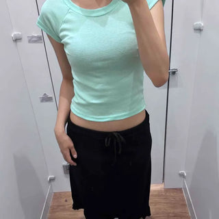 Rico Low String Jersey Midi Skirt