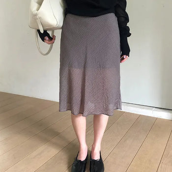 Sisson Check Midi Skirt