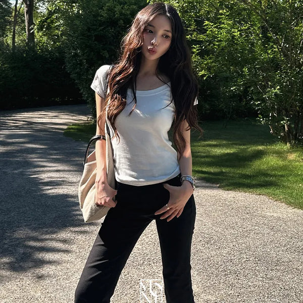 Paper Capri Pants