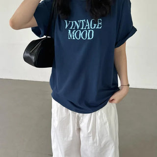[Unisex] Mood Oversized Short Sleeve T-shirt (4 colors)