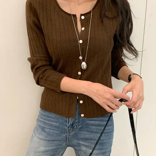 Breon Round Knit Cardigan