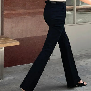 Stand bootcut denim pants