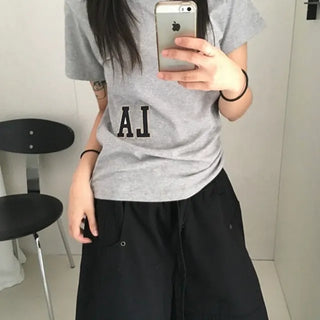 Formal Patch Short Sleeve T-shirt