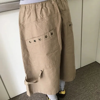 Eyelet Bermuda Pants