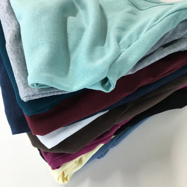 Celinet Slim Fit Color Layered Long Sleeve Tee