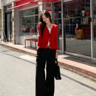 Mayvan V-neck Knit Cardigan