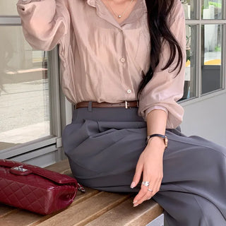 Champagne See-through Shirt