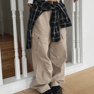 Telly Pigment Wide Cargo Pants