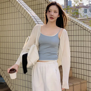 Smooth Linen Cardigan