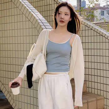 Smooth Linen Cardigan