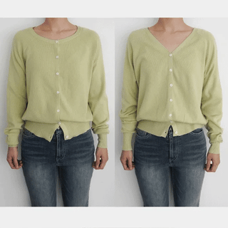 Baron Basic Viscose Knit Cardigan