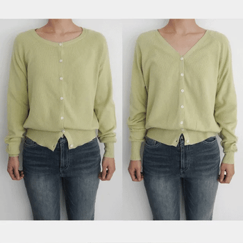 Baron Basic Viscose Knit Cardigan